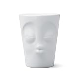 FIFTYEIGHT PRODUCTS / Henkelbecher „Küssend“ (Porzellan, 350ml, weiß, Made in Germany)
