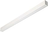 ELG LED Pendelleuchte Aufbauleuchte 120cm mit opaler Abdeckung vorverdrahtet für LED Röhren (nicht im Preis enthalten) Büroleuchte Deckenleuchte Designleuchte Anbauleuchte Rasteranbauleuchte
