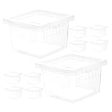 DRESSOOS 10St Futterbox für Haustiere Zubehör für Reptilien Eidechsenbecken Geckobecken Tank Reptilienbehausungsbox Kleintierbehausungsbox kreativer Inkubator Futterbehälter füttern Plastik