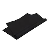 brillenputztücher 100PCS Mikrofaser-Brillentuch 15x18cm Dicke Brillenreinigung Weiß Schwarz Blau Grün Rot Orange Rosa(Black)