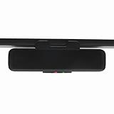 Cyber Acoustics USB-Lautsprecherleiste (CA-2890) – USB-betriebener Stereolautsprecher, einfach am Monitor zu befestigen, praktische Bedienelemente (Schwarz)