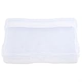 babominimer Foto-Aufbewahrungsbox, 10,2 x 15,2 cm, Organizer mit großer Kapazität, transparentes PP-Material, Säure- und PVC-Foto-Album-Tasche mit sicheren Schnallen und Griff (transparent)
