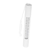 Yardwe Schwimmbadthermometer Poolthermometer Sinkt Thermometer Für Wassertemperaturüberwachung Spa-thermometer Für Temperaturanzeige Wassertestgerät Weiß Pvc