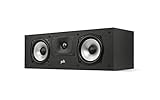 Polk Audio Monitor XT30 Center Lautsprecher, Hi-Res Zertifiziert, kompatibel mit Dolby Atmos und DTS:X (Stück) - Schwarz