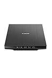 Canon LiDE 400 Scanner CanoScan Flachbettscanner DIN A4 (4.800 x 4.800 dpi, 5 Scantasten, Stromversorgung über USB, ca. 8 s/ Farbseite 300 dpi, 48 Bit interne Farbtiefe), schwarz (Generalüberholt)