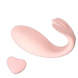 Tragbarer Dildo Vibrator mit Vibratoren für Sie G-punkt und Klitoris, mit 10 Vibrationsmodi, 3-Gang mit Fernbedienung Vibratoren Sexspielzeug für Frauen Paare Männer, Rosa