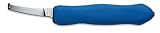 F. DICK Klauenmesser, Hufmesser EXPERT-GRIP 2K 2487 (rechts-kurz-schmal, extra scharfer Skalpell-Anschliff, 2K-Kunststoffgriff Blau) 62487500