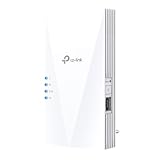 TP-Link RE500X WiFi 6 WLAN Verstärker Repeater AX1500 (1200 Mbit/s 5GHz, 300 Mbit/s 2,4GHz, Gigabit-Port, kompatibel mit Allen WLAN-Routern inkl. Fritzbox)
