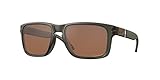Oakley OO9102 Sonnenbrillen-Bundle: OO 9102 Holbrok 9102G6, matte olivfarbene Tinte und mittelschwarze Leine, Zubehör-Set