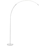 Brilliant LED Stehlampe Bow LED Bogenlampe, 170 cm, 1300 lm, 3000-6500 K, dimmbar, CCT, aluminium