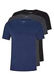 BOSS Herren V-Neck T-Shirt, 3er Pack Classic, Open Blue 497, M