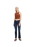 TOM TAILOR Damen Alexa Bootcut Jeans 1032667, 10282 - Dark Stone Wash Denim, 25W / 30L