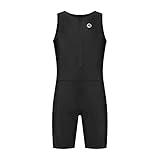 Rogelli Florida Triathlonanzug Unisex - Tri Anzug - Schwarz - Größe XL