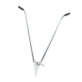 MotiveTech Manueller Setzling Pflanzer, Gartenzwiebel Pflanzer, Gemüselochgräber, Mehrzweck Zwiebelpflanzer mit Langem Griff für Grünpflanzen