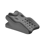 Acunny Keilkissen, ergonomisches Keilkissen, Nackenstütze, viskoelastischer Schaumstoff, Rückenkissen, hilft beim Schlafen, gegen Schnarchen, seitliches Liegen, Lesen