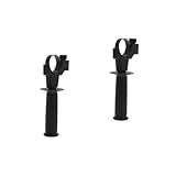 Angoily 2 Stück Vorderer Griff Des Elektrohammers Schlüssel Griffe Griffhammerschutz Schleppen Buster Leistung Akkuschrauber Akku Luft Treiber Handhaben Schleifer Plastik Black