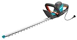 Gardena Elektro-Heckenschere ComfortCut 600/55: Heckenschneider mit 600 W Motorleistung, 55 cm Messerlänge, 27 mm Messeröffnung, ergonomischer Griff und Anschlagschutz (9834-20)