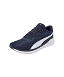PUMA Unisex Night Runner V3 Road Running Shoe, Navy White, 38 EU