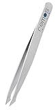 REMOS Kombipinzette Edelstahl [INOX]rostfrei 9.5 cm - 2in1 für Splitter - Haare
