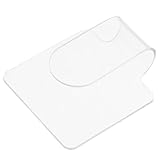 IMIKEYA Transparente Acryl Mischpalette für Make Up und Nagellack Kleine Handliche Foundation Palette zum Präzisen Mischen Von Flüssiger Foundation Lippenstift und Cremes