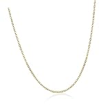SOIMISS 1 Kette Ankerkette Anhänger Gelbgold Kette Verstellbare Kette Golden
