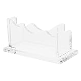 ROMISBABA Für Visitenkartenhalter Kartenaufbewahrungsregal Ständer Für Namenskarten Schreibtisch-organizer Display Für Visitenkartenhalter Kartenständer Transparent Acryl