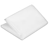 Bügelvlies 200 x 100 cm Aufbügelbarer Einlagestoff 25g/m² Leichtes Einseitig Vlies Vliesstoff für Bügelfalten, Nähhandwerk, Verstärkte Bekleidung (Weiß)