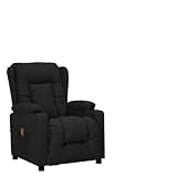 LIANGDONFC ohrensessel Vintage、kinosesselMassagesessel mit Aufstehhilfe Schwarz StoffWohnzimmer, Büro,