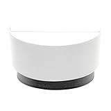 Weiße Wandleuchte aus schwarzem Holz, 1 x E27, Maße 15 x 30 x 16 cm. Entworfen für: dekorative Beleuchtung und gemütliche Umgebungen.