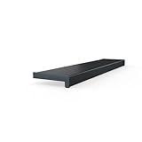 Seiletech.de FENSTERBANK PVC | 25 cm x 100 cm | Graphit | Fensterbrett | für den Innenbereich | Innenfensterbank | Innen | Meterware | Wohnzimmer | Deko | Kunststoff