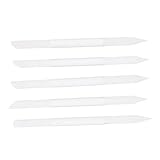 FOMIYES 5 Stück Teiliges Glasnagelfeilen Set Langlebig und Bruchsicher für Maniküre und Pediküre Komfortabler Griff Effektive Nagelhautentfernung Transparentes Zylindrisches Design