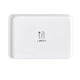 Lagerung Trays, Restaurant Supplies, Gerichte und Palette Kunststoff Tablett Lebensmittel Brot Pfanne Rechteckige Lagerung Haushalt Küche Liefert Hotel Service Tablett Dessert ( Color : Style C )