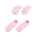 Veemoon Feuchtigkeitsspendende Gel socken für Damen Hautfreundlich und Elastisch Pflegen Trockene Rissige Füße Sanft Einfache Anwendung Rosa Gel moisturizing Foot Care Socks