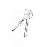 6-in-1-Schlüsselanhänger aus Edelstahl, tragbares Werkzeug, Outdoor-Multitool