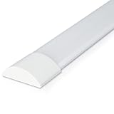 HOFTRONIC - LED Lichtleiste 30cm 10W Integrierte Röhrenlampe 4000K neutralweiß 1200lm Super Hell 30000h LED Langfeldleuchte 300x74x25mm (LxBxH) Deckenleuchten garagenbeleuchtung