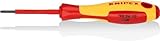 KNIPEX Schraubendreher für Torx-Schraubenisolierender Mehrkomponenten-Griff, VDE-geprüft 160 mm, 98 26 10