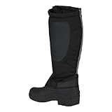 HORZE Kinder Thermo Reitstiefel Polar, Winterreitstiefel gefüttert, Thermo Reitschuhe Mädchen, Schwarz, 35