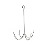 WALDHAUSEN Zaumzeughaken, 4-armig, Metall, grau