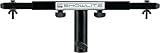 Showlite SAT-02 T Dual Quertraverse (Querträger für 2 Scheinwerfer, aufsteckbar auf 35 mm Stativrohr, Stahl) schwarz