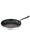 Tefal Jamie Oliver Essential Bratpfanne, 24 cm, Antihaftbeschichtet, Induktion, Rund, Schwarz