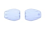 aVDB-moto Paar Blinkerkappe Vorne kompatibel mit HONDA CBF 600 PC38 2005-10, CBR125 2004-10, VTR 1000F FIRESTORM 2001-06, CB600F Hornet 600 2007-10, CB1000R SC60 2008-16(Klar)