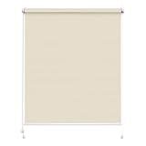 Rettika Sichtschutz Rollo ohne Bohren - Perle, Breite: 80cm, Höhe 120 - Rollos für Fenster ohne Bohren, Fenster rollos für innen, Jalousien zum Klemmen, Klemmrollo