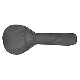 TOPBATHY Wasserdichte Gepolsterte Mandolinentasche aus Oxford mit Schultergurt und Zusätzlicher Tasche Robuster Mandolinenrucksack für Musiker Schützt vor Kratzern und Stößen für