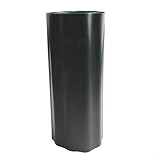 Eawfgtuw Garteneinfassung, Kunststoff-Raseneinfassung, 9 m lang, Garten-Palisadenumrandung, für Blumenbeete, Rasen, Terrasse (40 cm)