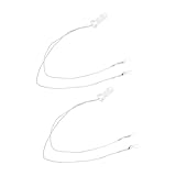 Baluue 2 Sätze Bte Hörgeräte Halteband mit Anti verlust Schutzseil für Senioren und Robustes Temperaturbeständiges Hörgeräte zubehör mit Aufbewahrungsbox Praktischer Gehörschutzhalter