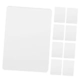 SHOWERORO 100 Blatt Transparenter Fotoschutz Laminierzubehör Wasserfeste Laminierfolie Foto Schutzfolie Laminiertaschen Für Bilder Wasserdichte Schutzfolien Thermolaminiertaschen Pvc