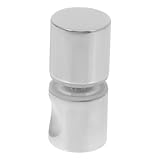 POPETPOP Duschtürgriff Aluminiumlegierung Silber Beidseitiger Glas Türgriff für Badezimmer Duschtüren Montagefreundlich Universell für Glastüren und Schränke