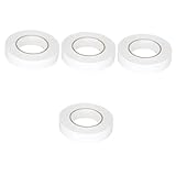 Kisangel 4 Rollen Golf doppelseitiges Klebeband Streifen Griff Vize einseitig Golf Schlägerband Golfschläger Zubehör Anti-Rutsch-Golfband Schlägerverpackung für Golfschläger Papier Weiß