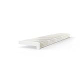 Seiletech.de FENSTERBANK PVC | 20 cm x 100 cm | Marmor | Fensterbrett | für den Innenbereich | Innenfensterbank | Innen | Meterware | Wohnzimmer | Deko | Kunststoff