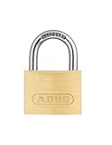 Abus Vorhängeschloss aus Messing, 50 mm. Normaler Bügel